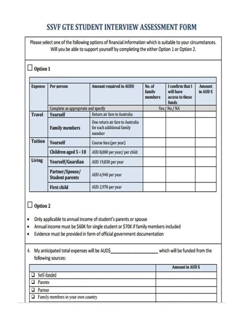 Editable Interview Assessment Form Template Word - Kelitbanganwonogiri