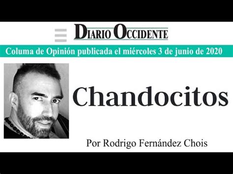 video columna de opinión Diario Occidente 03062020 - YouTube