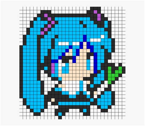 Pixel Art Anime Miku