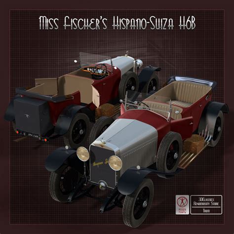 HISPANO-SUIZA H6B 3D Models 3DClassics