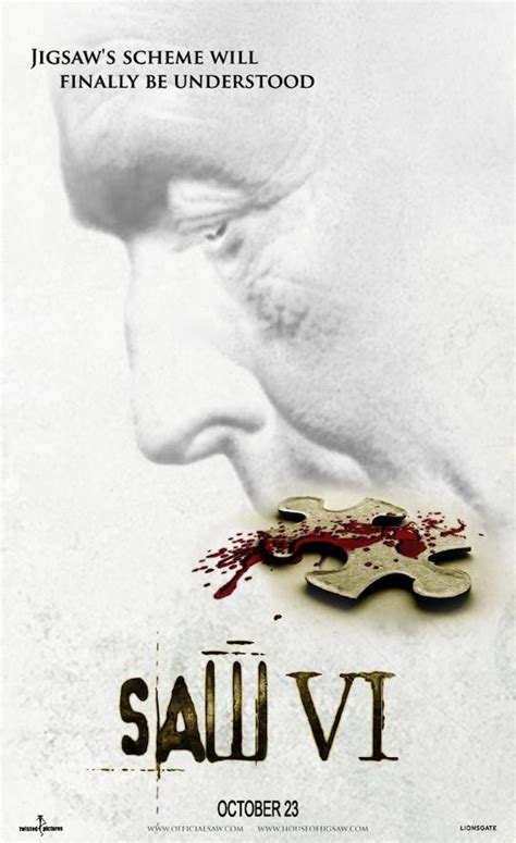 Saw VI [Poster, 792*1296px, 0.41mb] 1 of 125 high-resolution movie ...