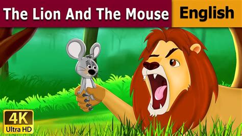 Lion and the Mouse in English | Story | English Fairy Tales English ...