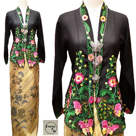 Kebaya | Baju Kebaya Cotton | Kebaya Embroidery | Blaus Wanita ...