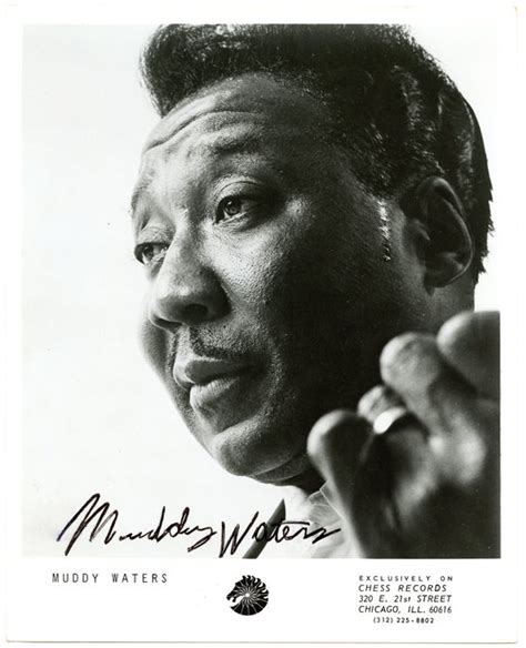 Muddy Waters Original SIGNED Photograph, Chess Records Publicity Still ...