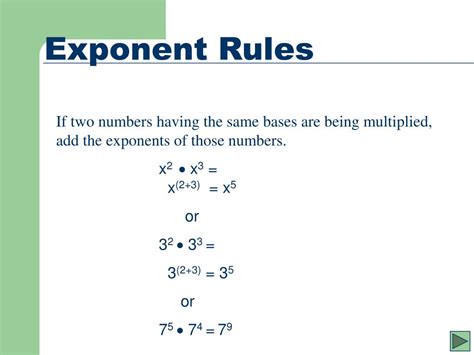 Exponents And Base Numbers