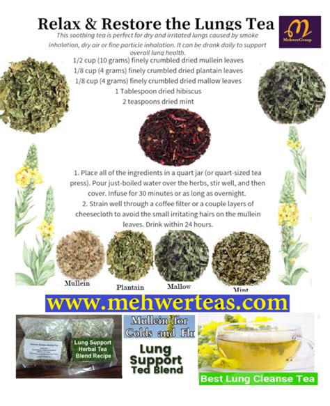 Relax & Restore Lung Tea - MehwerTeas