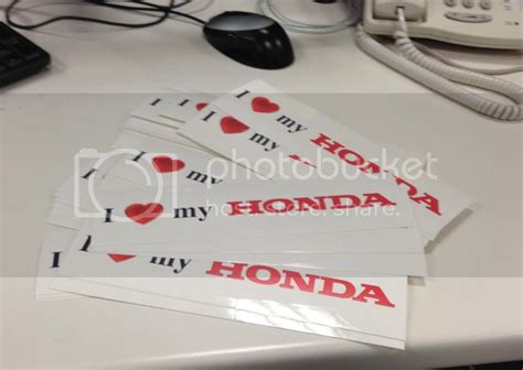 I Love My Honda Bumper Stickers | Snowblower Forum