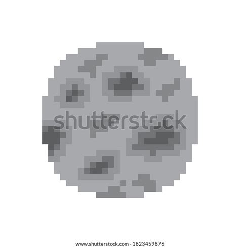 Moon Planet Space Pixel Art Vector Stock Vector (Royalty Free ...