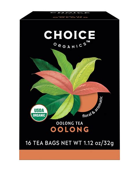 Choice Organic Tea, Oolong-Original, 16 Tea Bags - Walmart.com ...