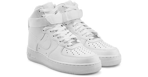 Nike Air Force 1 High '07 Leather Sneakers in White for Men | Lyst