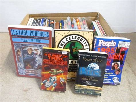 Star Trek books and William Shatner books, older, in great condition ...