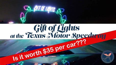 Gift of Lights at the Texas Motor Speedway | Christmas Light Display ...