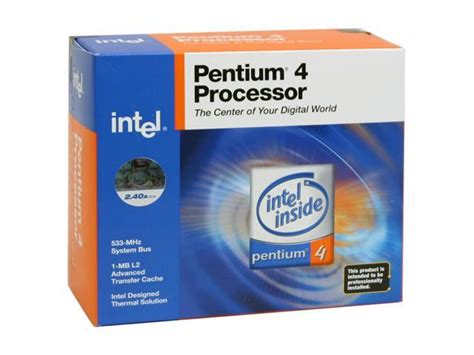 Intel Pentium 4 2.4A - Pentium 4 Prescott Single-Core 2.4 GHz Socket ...