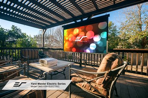 Yard Master Electric Series| DIY Backyard Movie Projector Screen