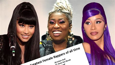 A viral 'top 50 greatest female rappers' list has sparked debate among ...