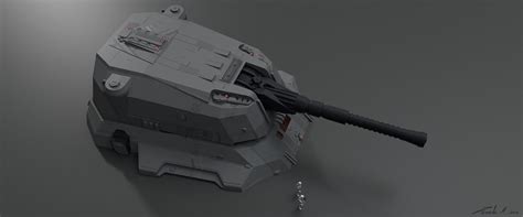 ArtStation - Eadu Imperial Turbo-Laser Turret, Stephen Zavala | Space ...