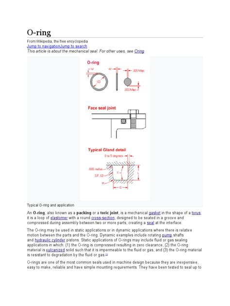 O Rings | PDF | Building Materials | Materials