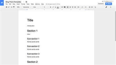 Google Word Document Templates – KAESG BLOG