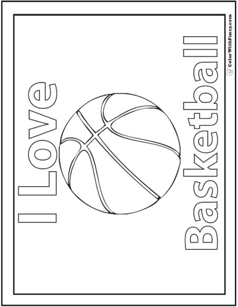 Basketball Coloring Pages Pdf