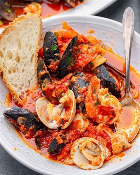 Zuppa di Pesce - Simple Rustic Seafood Stew - Sip and Feast