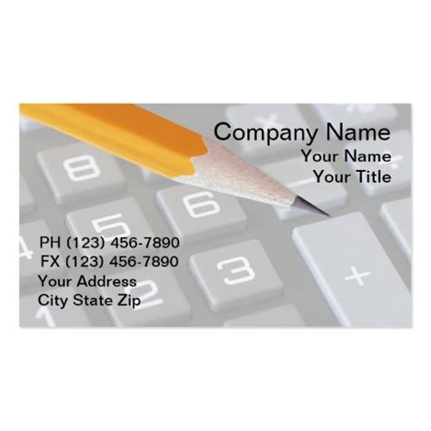 CPA Business Cards | Zazzle