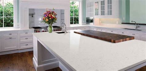 GLACIER WHITE™ - Quartz White Marble Looks | White quartz countertop ...