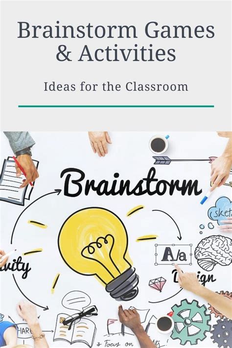 Brainstorming Games, Activities, Worksheets & Lesson Plans | Creative ...