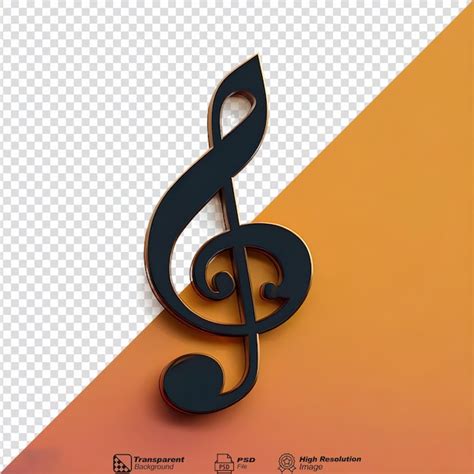 Premium PSD | Sixteenth note symbol 3d isolated on transparent background