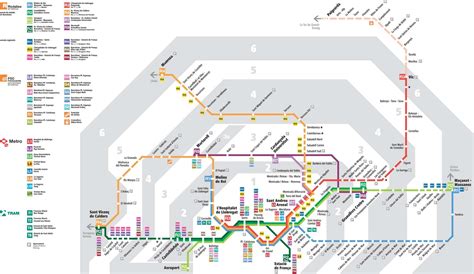 Barcelona Renfe Train Map