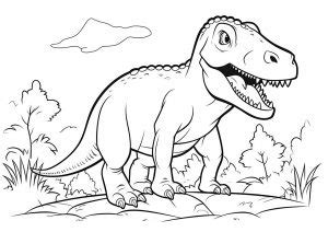 Dinasaurs Coloring Pages