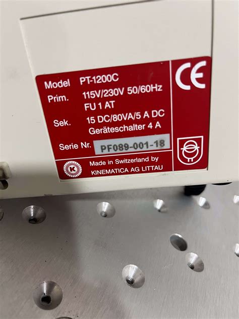 Kinematica AG Handheld Homogenizer Polytron PT-1200C | BaneBio