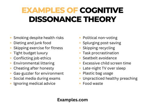 Cognitive Dissonance Theory - 19+ Examples