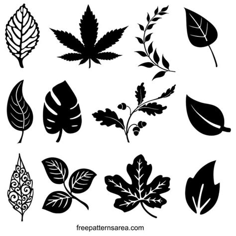 Leaf Silhouette Vectors: Download Free Nature-Inspired Designs