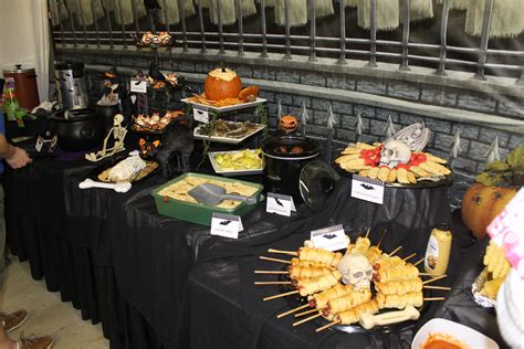 Halloween Buffet Table | Halloween buffet table, Halloween buffet ...