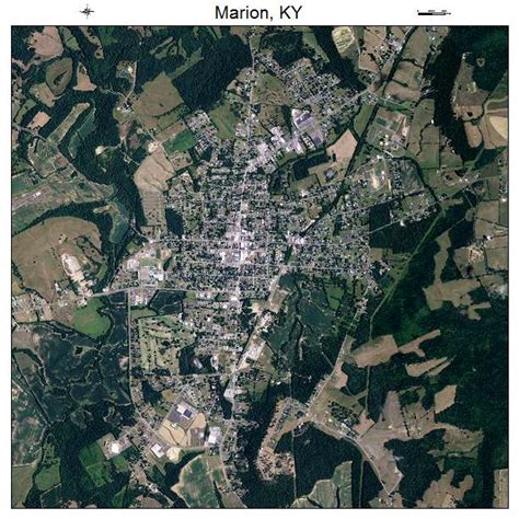 Aerial Photography Map of Marion, KY Kentucky