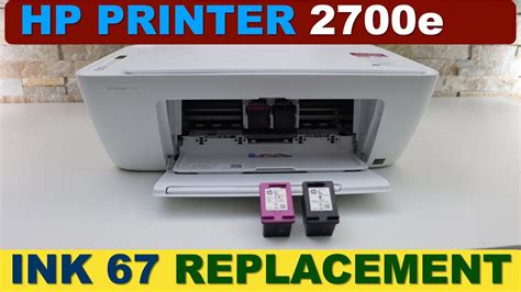 HP DeskJet 2700e Ink Replacement Video - YouTube