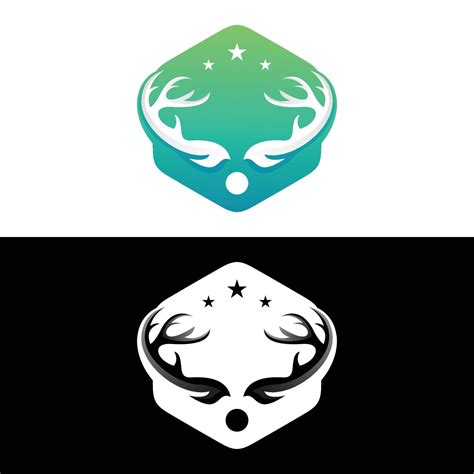 deer logo vector 9728994 Vector Art at Vecteezy