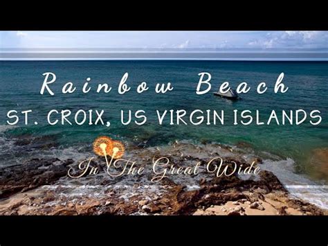 Rainbow Beach Near Cruise Port In St Croix, US Virgin Islands - YouTube