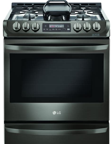 LG 30" Black Stainless Slide-In Gas Range - LSG4513BD