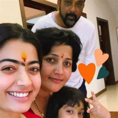 Rashmika Mandanna's selfie with her parents and sister is all about ...