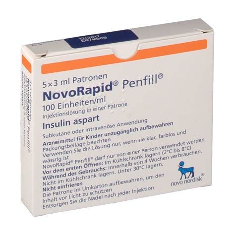 Novorapid Penfill 100 Ml Medicine at Rs 400/pack | Novorapid Penfill ...