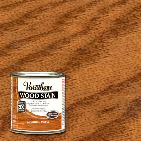 Varathane 1/2 pt. Colonial Maple Wood Stain-266271 - The Home Depot