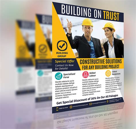 Construction Flyer Template Word