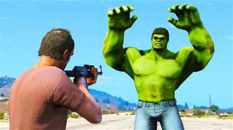 WHAT HAPPENS IF YOU ROB THE INCREDIBLE HULK?! (GTA 5 Mods Gameplay ...