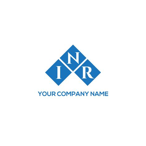 INR letter logo design on WHITE background. INR creative initials ...