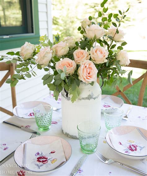 Easy DIY Rose Centerpiece for Under $20 - Sanctuary Home Decor