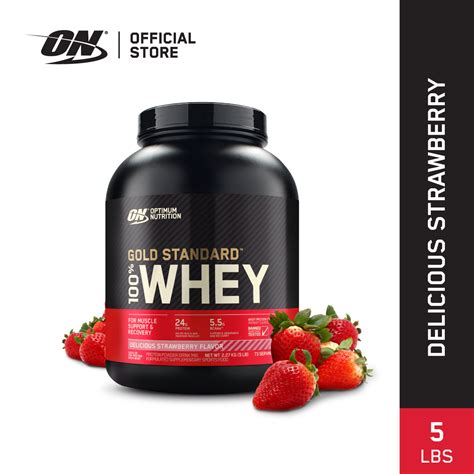 Optimum Nutrition Whey Protein Gold Standard 5LB - เวย์โปรตีน เหมาะ ...