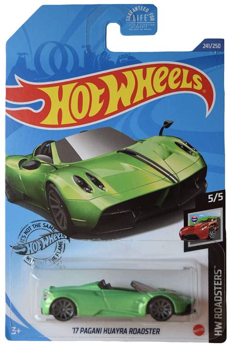 Hot Wheels '17 Pagani Huayra Roadster, [Green] 241/250 Roadsters 5/5 ...