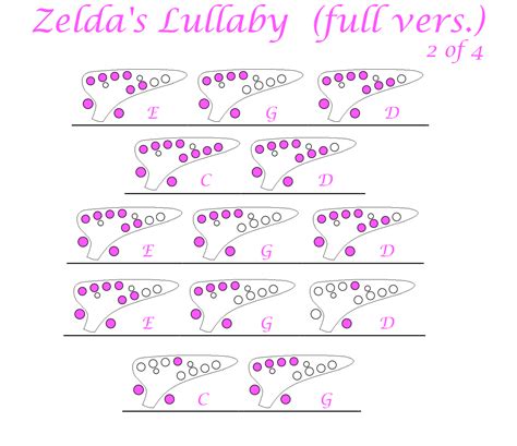 “Zelda’s Lullaby” (full version) - Koji Kondo The... - Easy Ocarina Tabs!