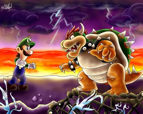 Giant Showdown: Luigi VS Bowser by Chris900J on deviantART | Mario and ...